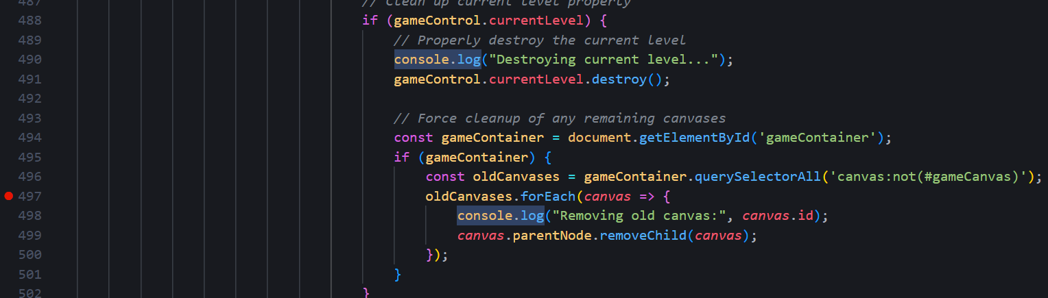 Deubgging with breakpoints